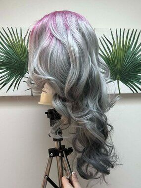 Bobbi Boss Premium Ombre Lace Part Synthetic Wig Yvetra in TTPINK/GRY